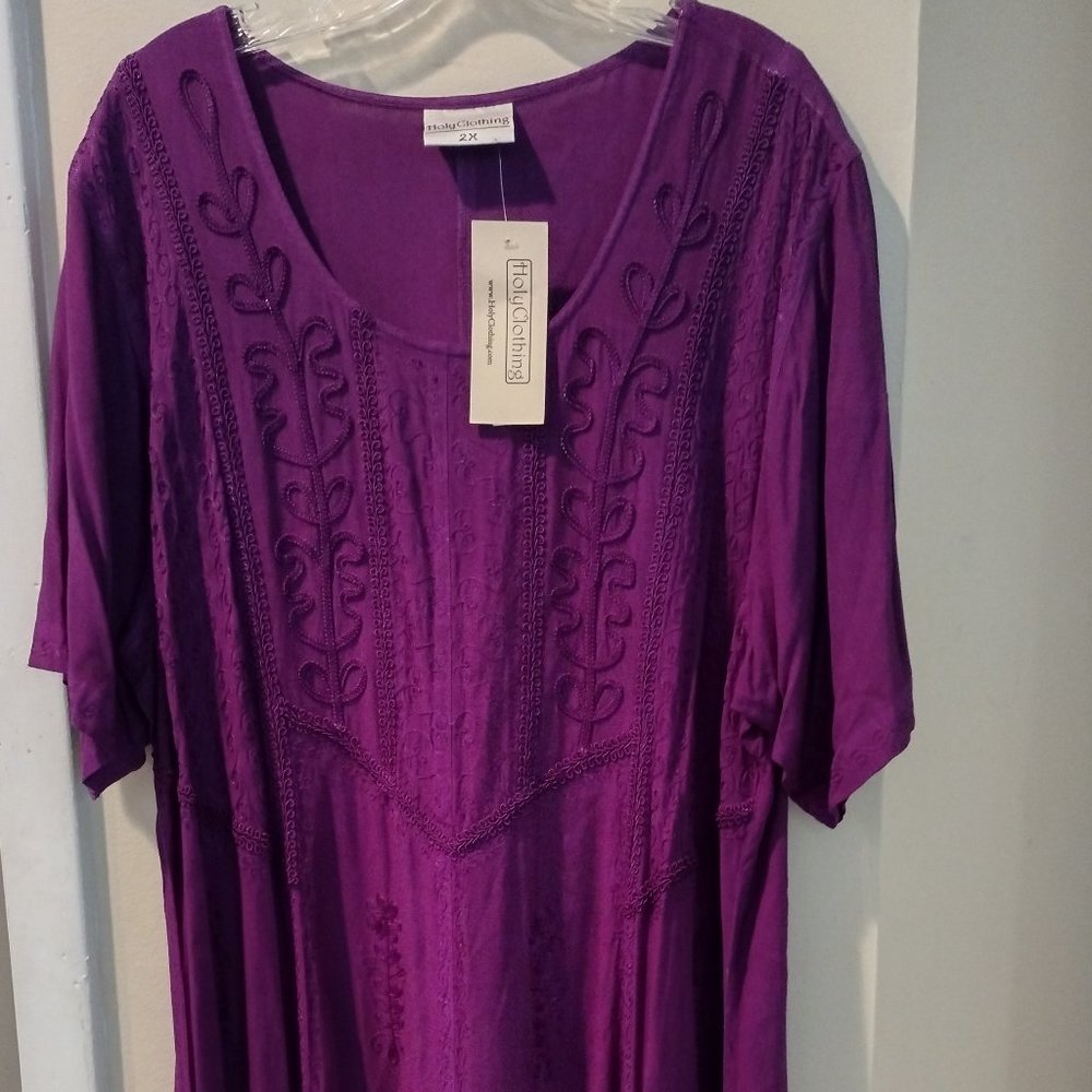 Holy Clothing Purple Dress NWT